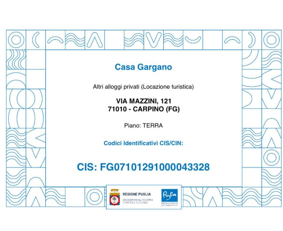 Casa Vacanza Gargano 칼피노 외부 사진